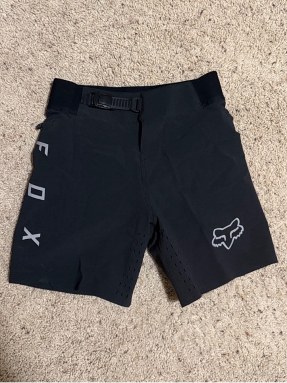 Fox Black Mountain Bike Shorts 
Youth size 22” small 6/7
